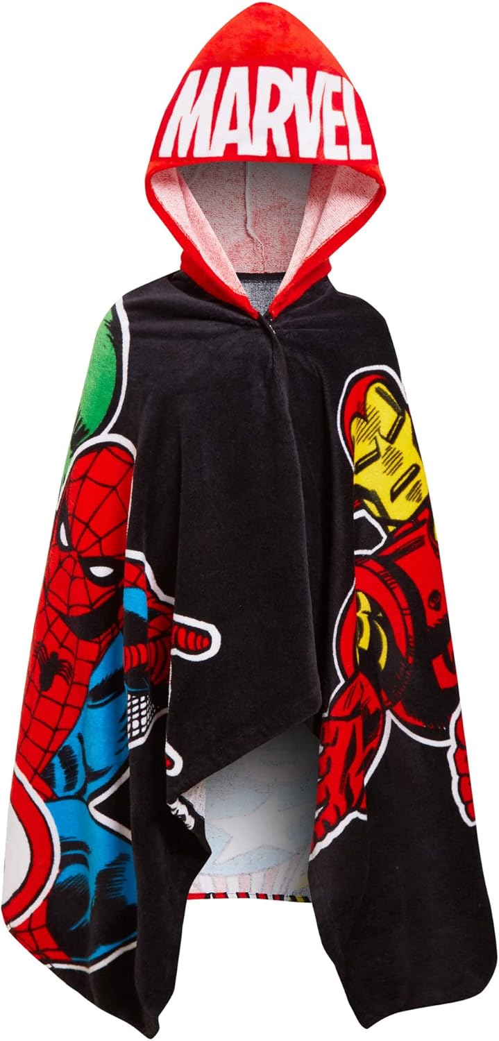 Marvel Kids 4-In-1 Hooded Towel Set