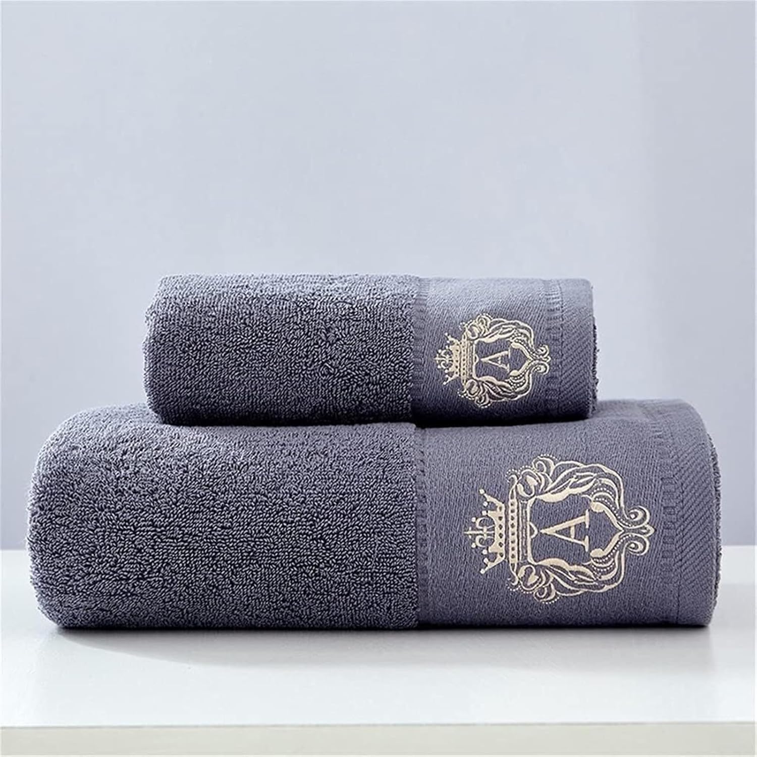 DLUXCA 100 Cotton Bath Towel - Soft Absorbent Family Set