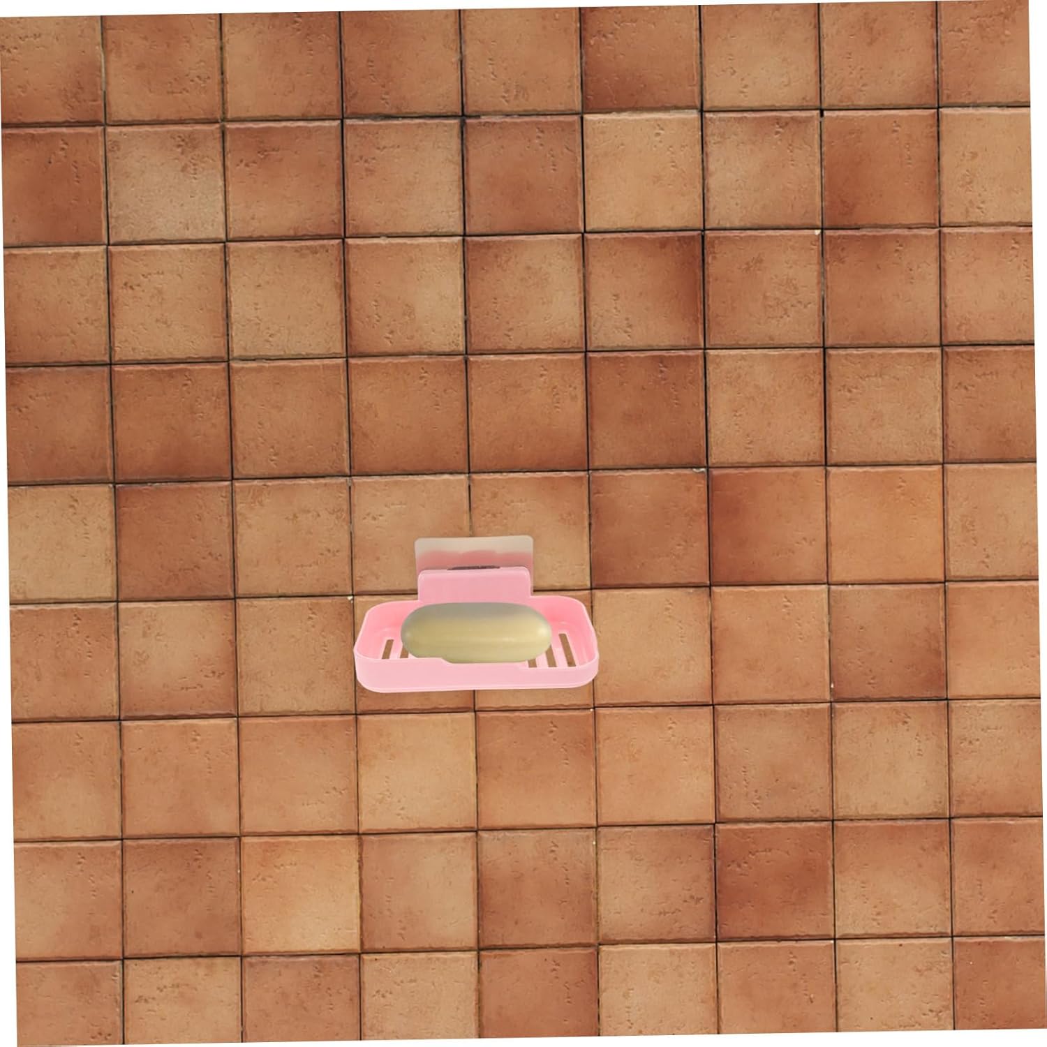 Healifty Wall-Mounted Soap Holder with Adhesive PP Material