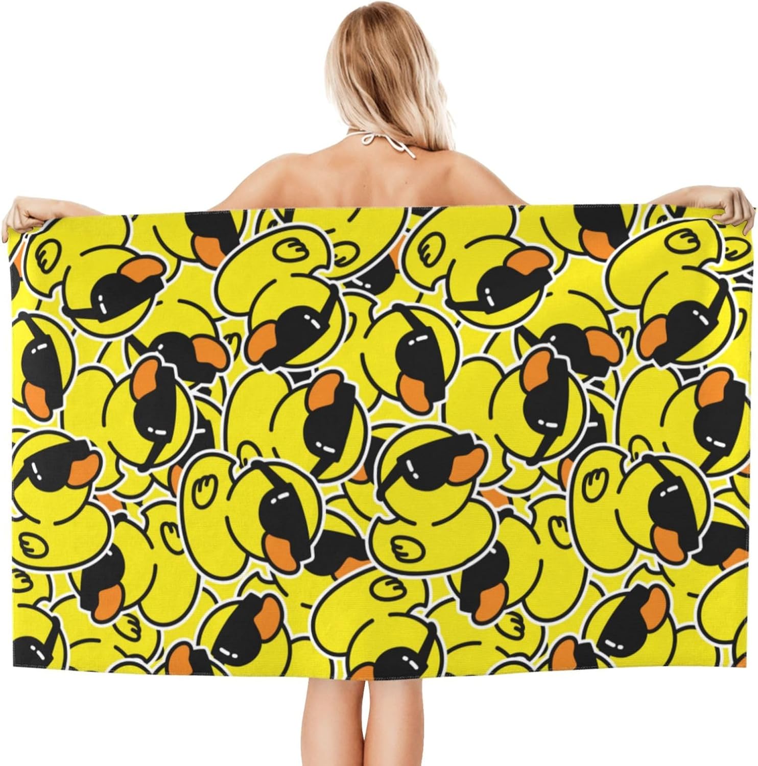 VOOHDDY Cool Duck Beach Towel - Soft Microfiber