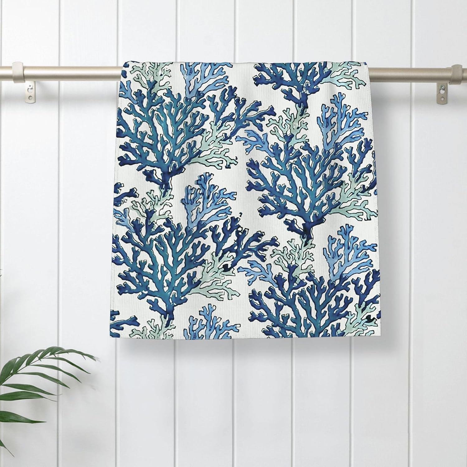 OFIRD Coastal Blue Dish Towels 16x24 Inches Pack of 2