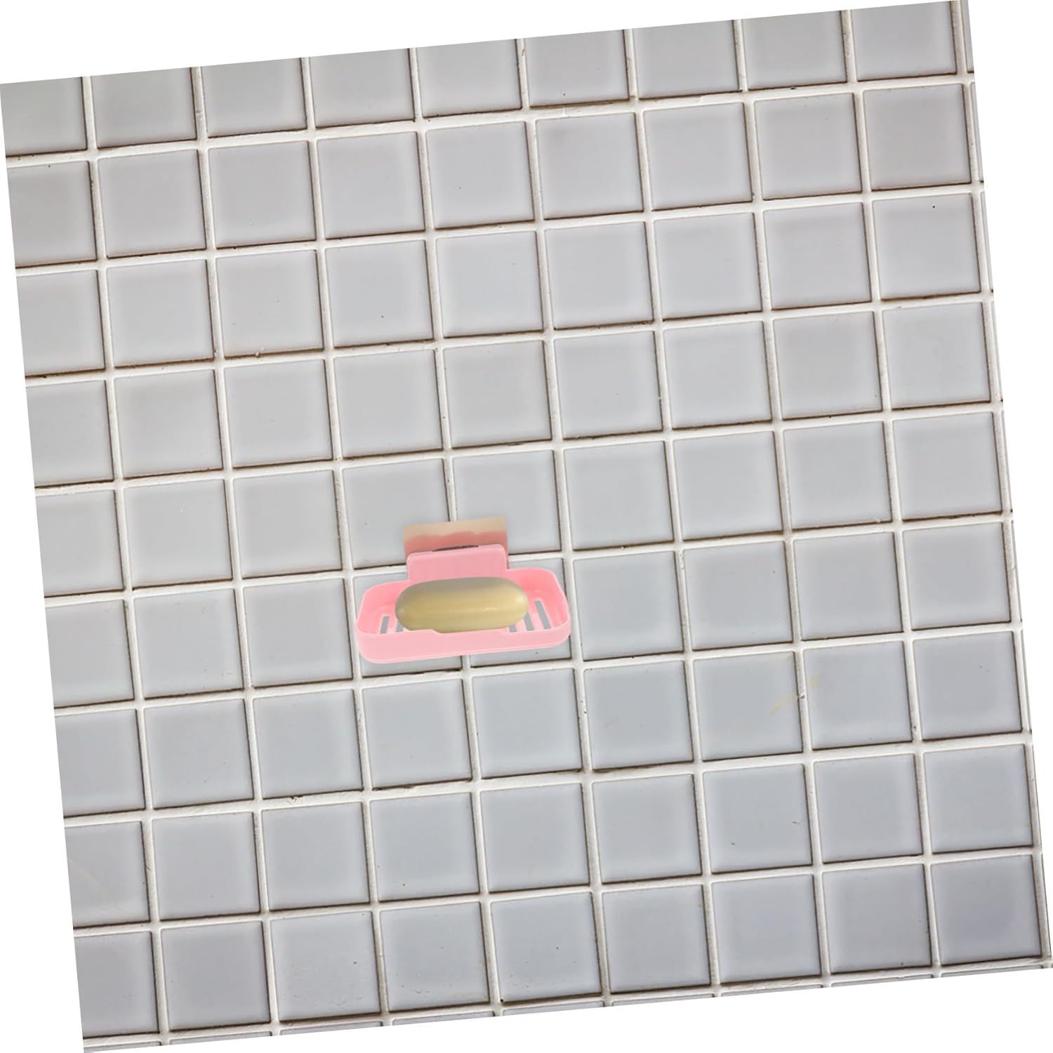 Healifty Wall-Mounted Soap Holder with Adhesive PP Material