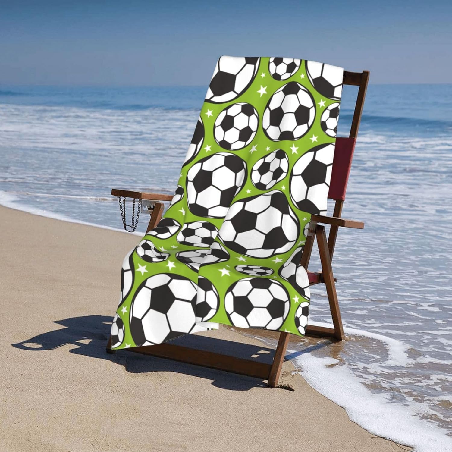 Soft Microfiber Soccer Beach Towel for All Ages