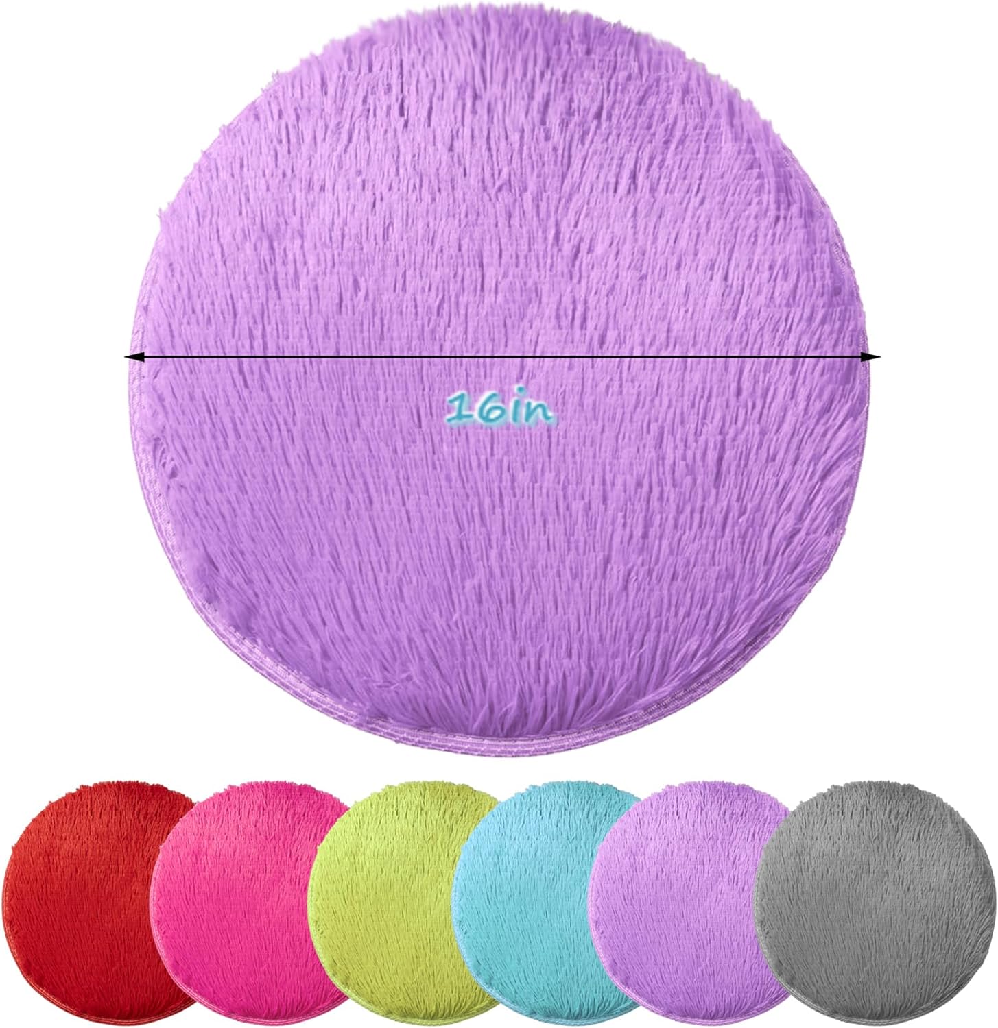 6 Pcs Kids Carpet Circle Seats Round Floor Cushions