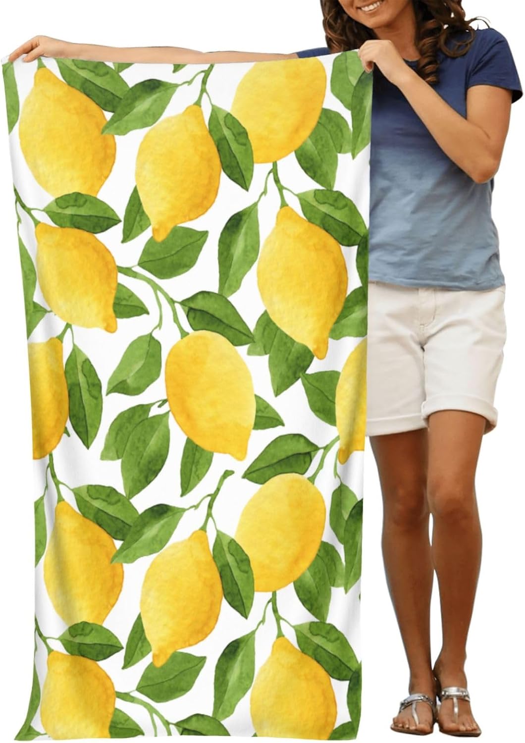 VOOHDDY Microfiber Beach Towel - Large Soft Absorbent Quick Dry