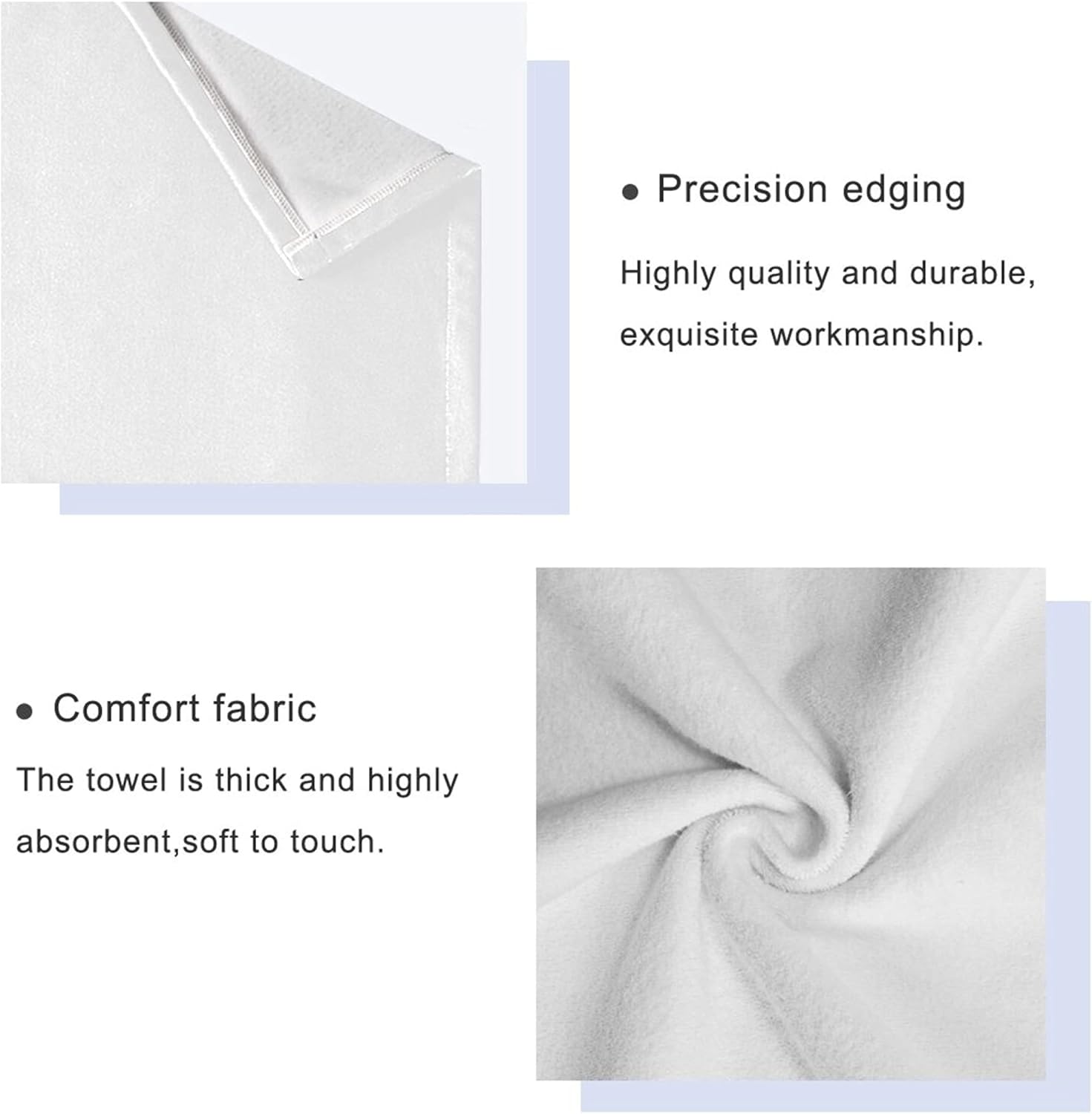 Tamonten 3 Piece Towel Set Soft Absorbent