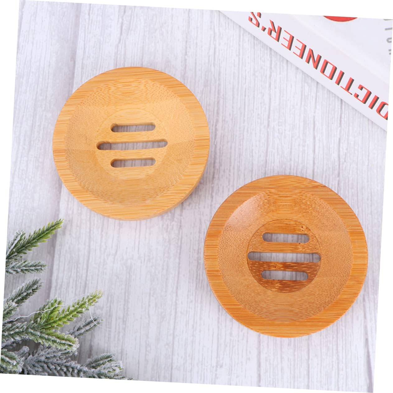 LIFKOME 3pcs Soap Dish Holder for Bathroom Kitchen 1
