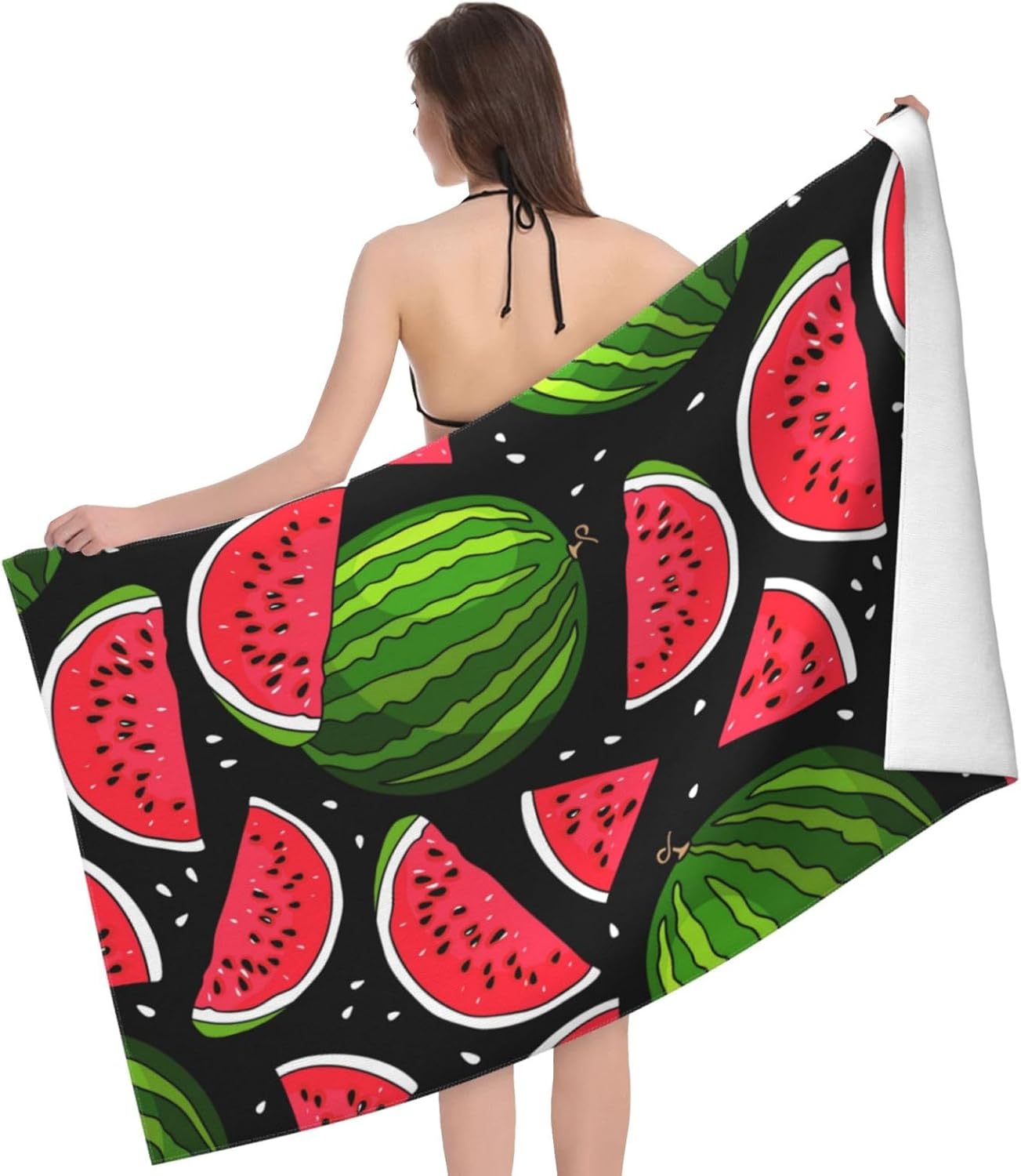 VOOHDDY Microfiber Watermelon Beach Towel