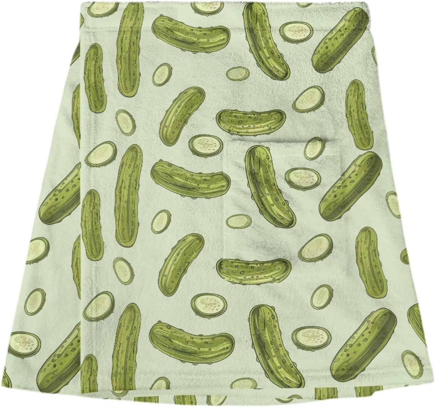 Plus Size Towel Wrap for Men with Pocket