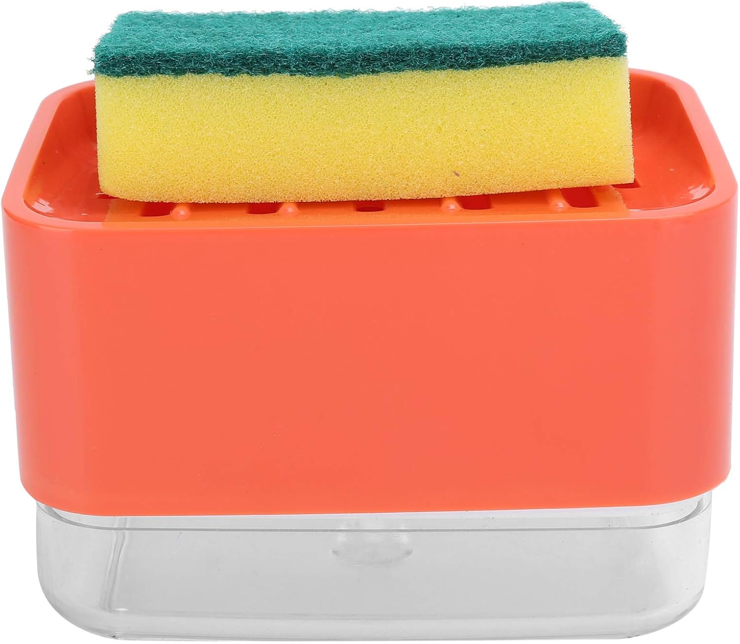 Eujgoov 2 In 1 Soap Pump and Sponge Holder 1