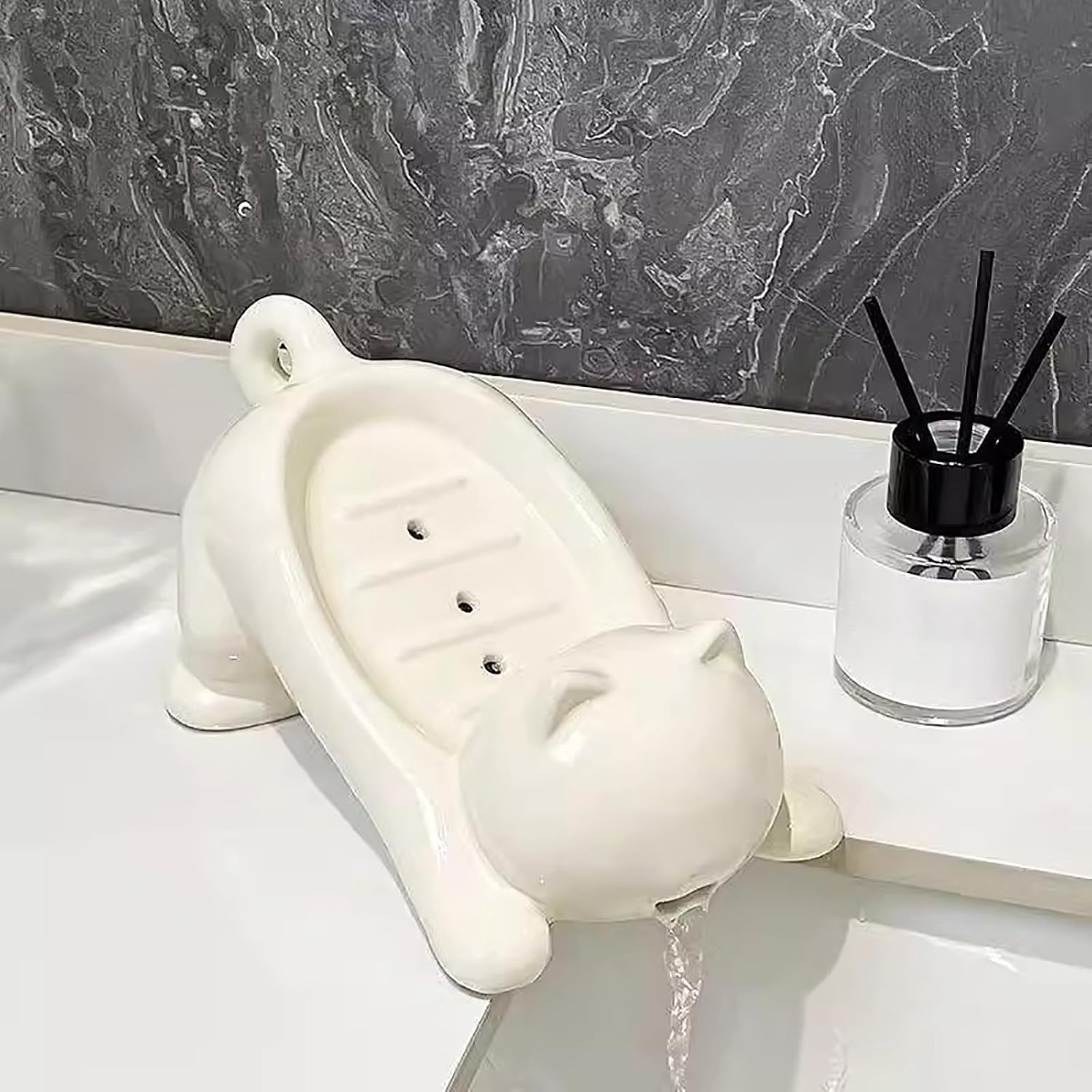 Cute Cat Shape Soap Bar Holder for Shower 1