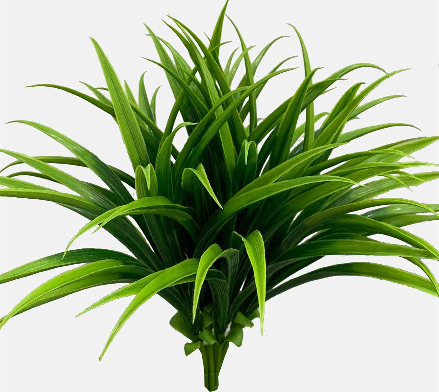 Duciotey Artificial Grass Plants 6Pcs UV Resistant Outdoor Decor