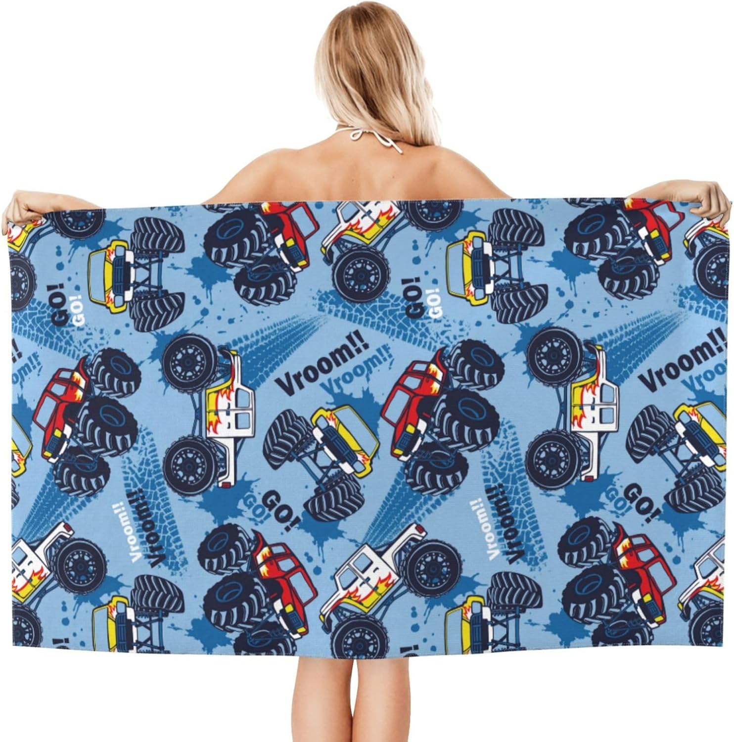 HKHEHOP Monster Cool Beach Towel