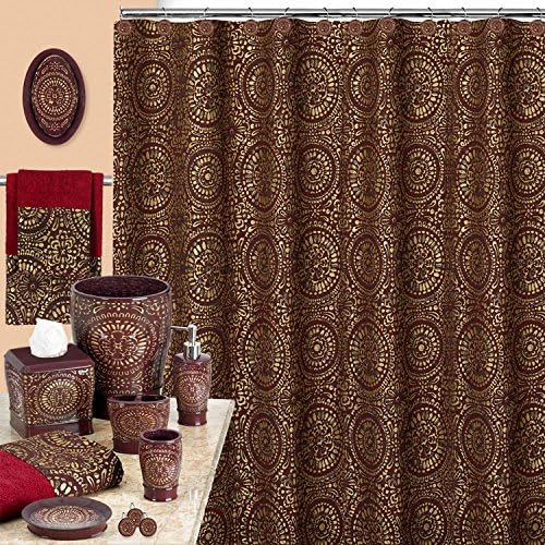 Popular Bath Soap Dish Burgundy Vescade Collection