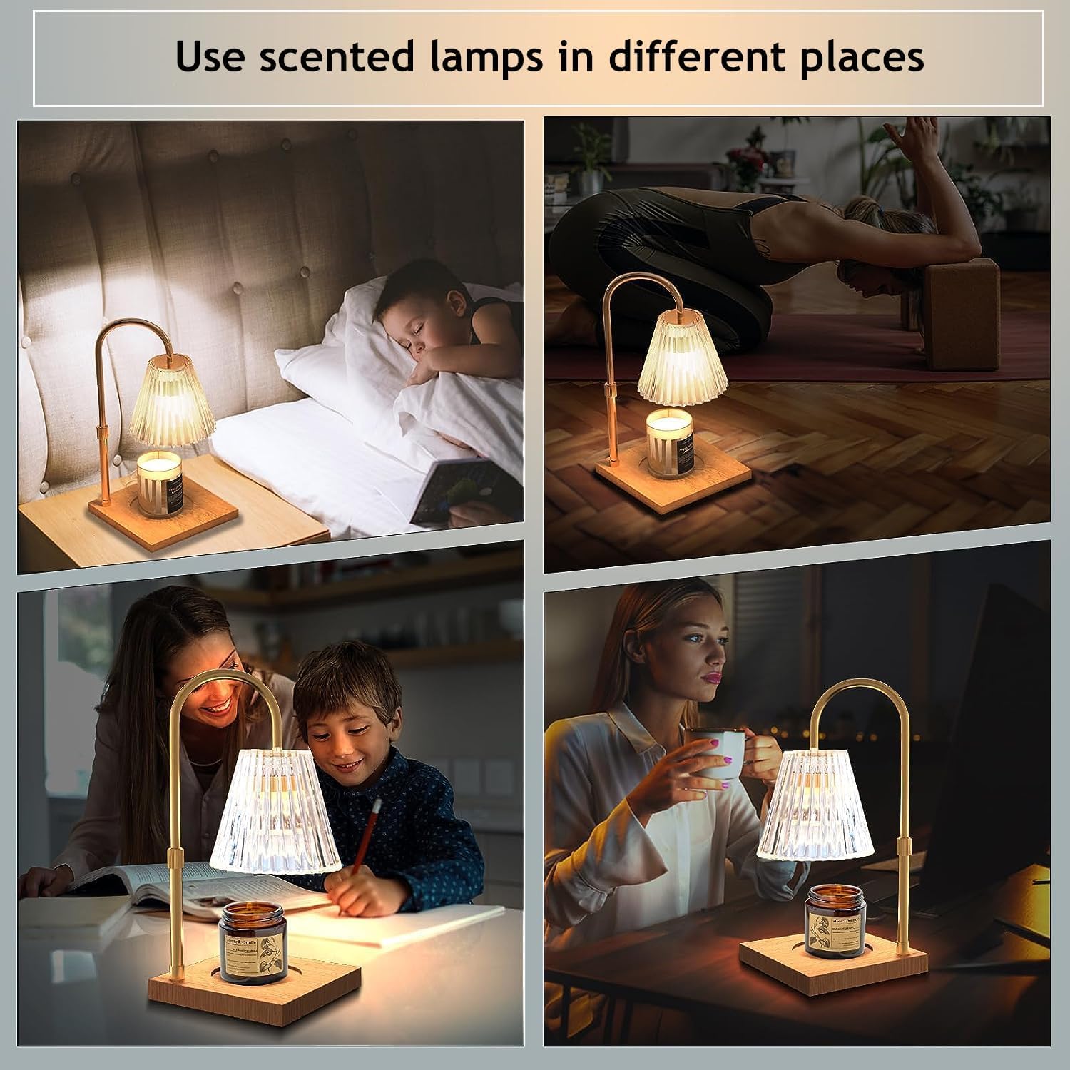 La Sorella Candle Warmer Lamp with Timer and Dimmer