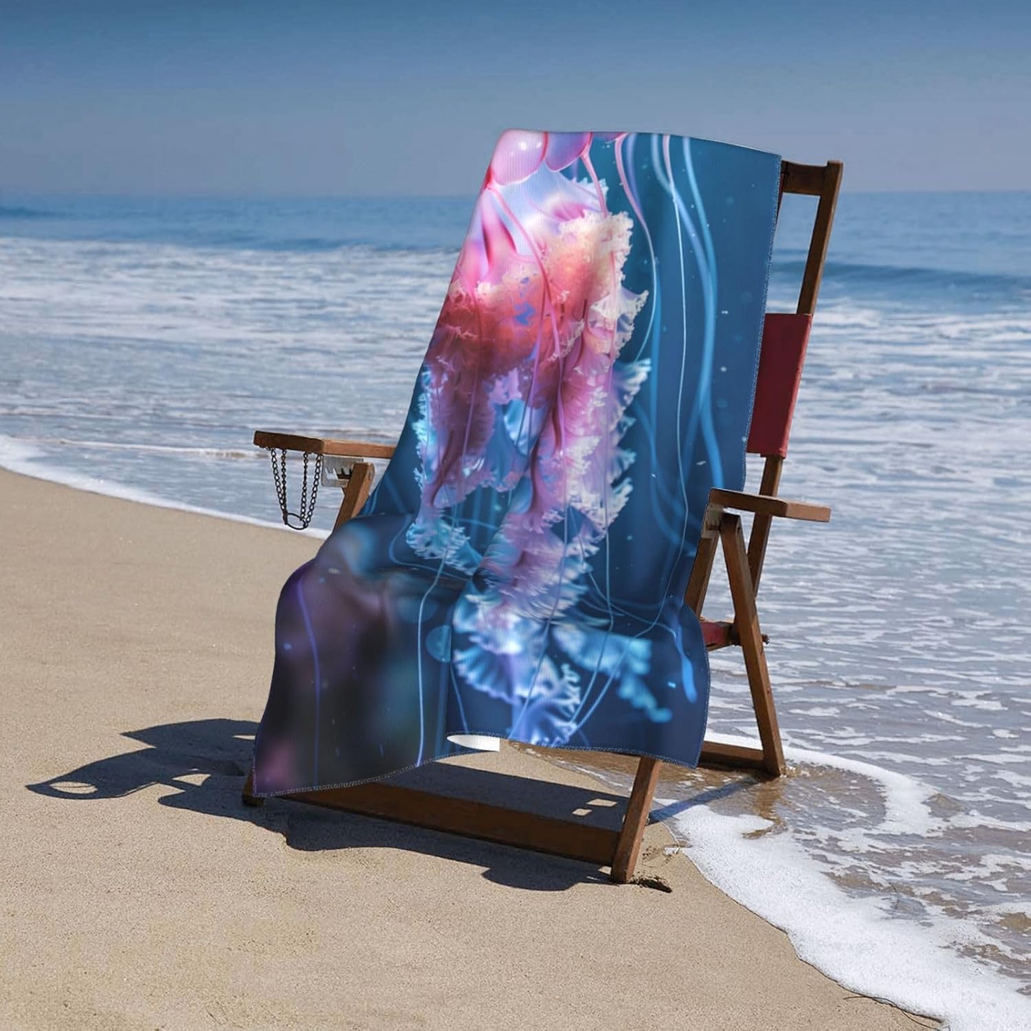 VANZEV Jellyfish Beach Towel - Quick Dry Microfiber