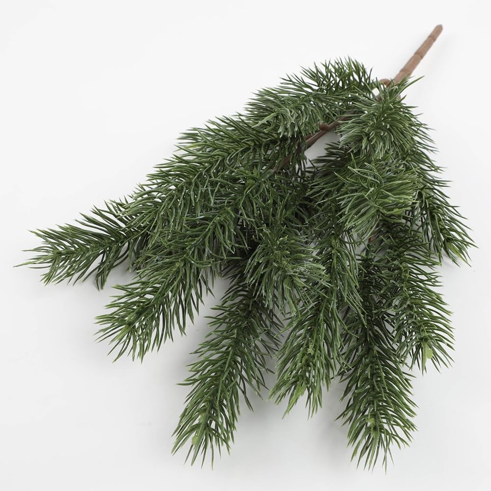 4Pcs Artificial Cedar Plants for Home Decor