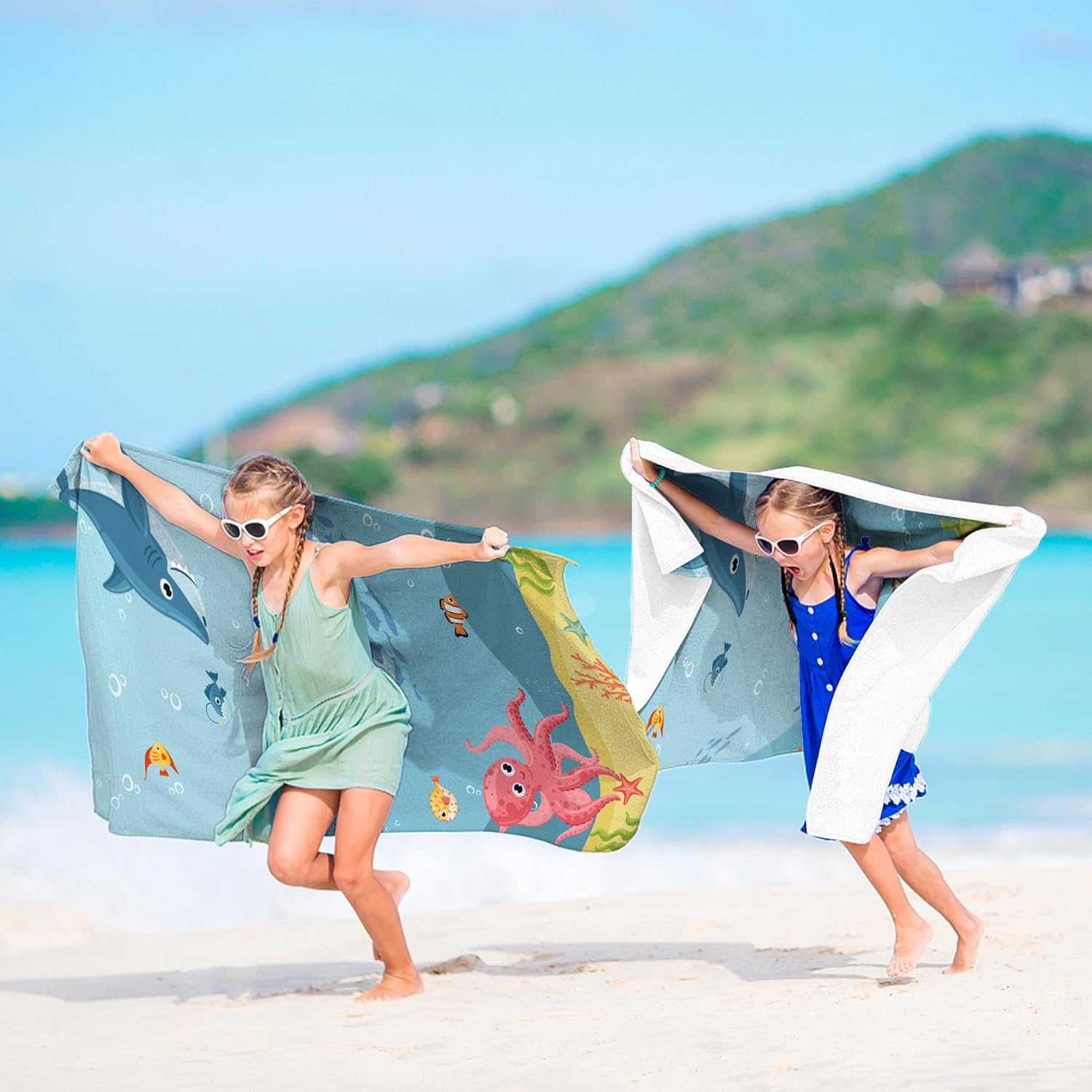 Iaisacl Microfiber Beach Towel for Kids 1