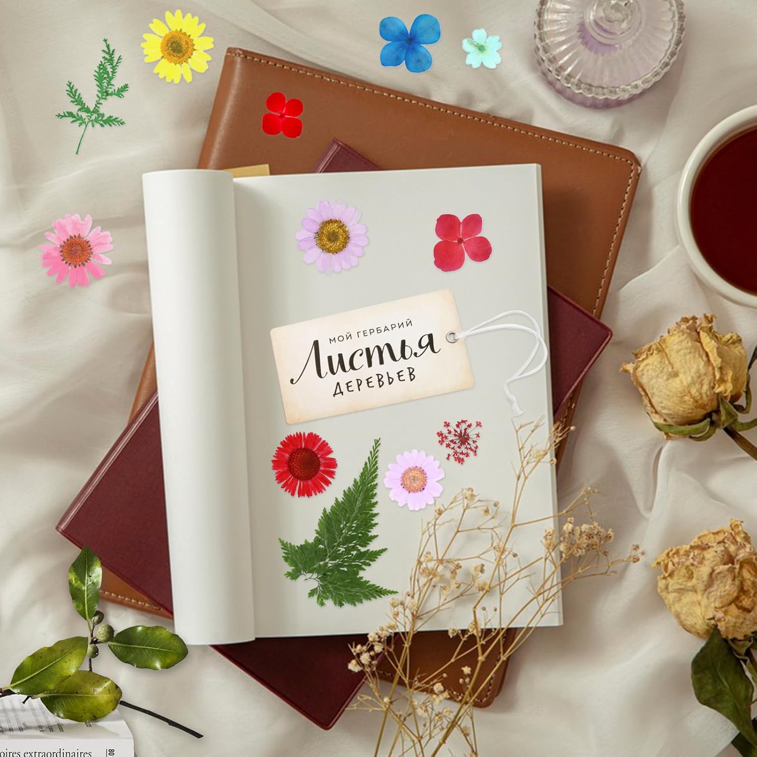190 Pcs Dried Pressed Flowers for Resin Crafts 1