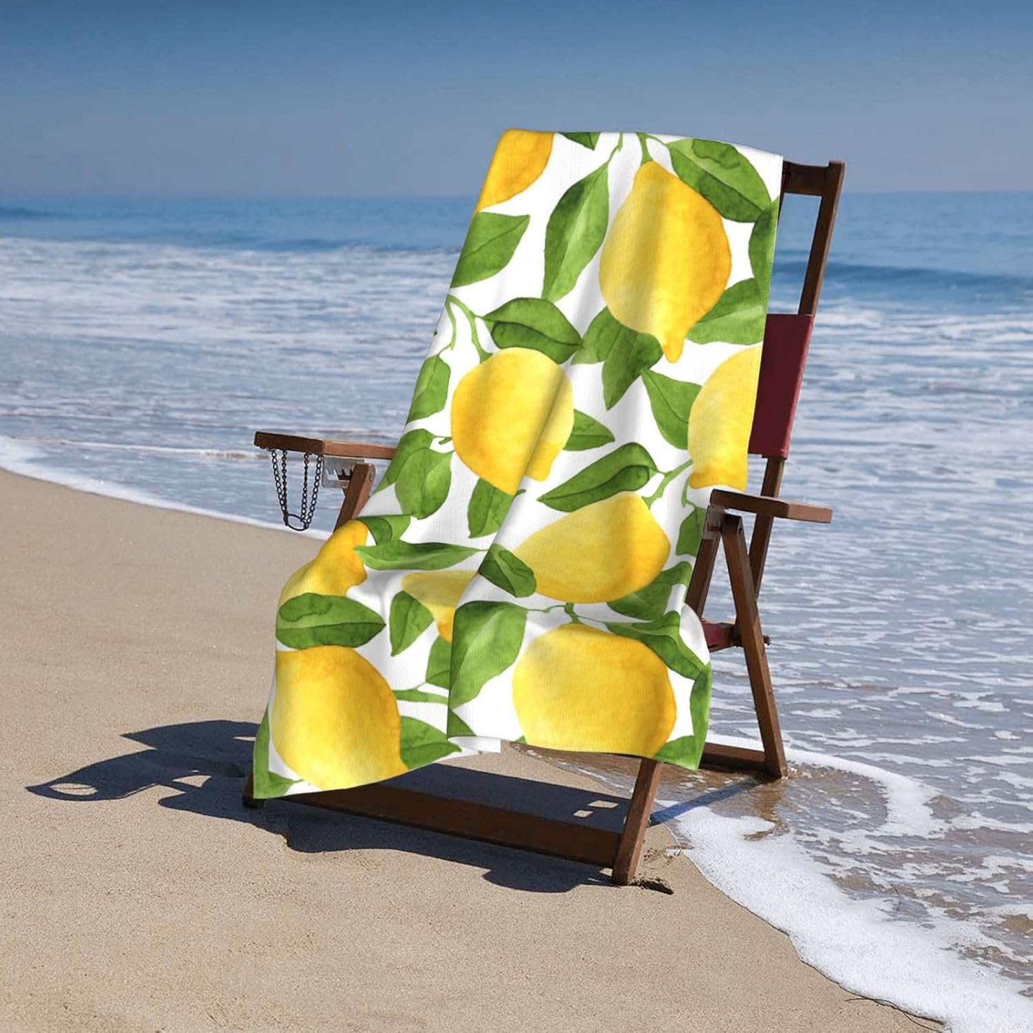 VOOHDDY Microfiber Beach Towel - Large Soft Absorbent Quick Dry