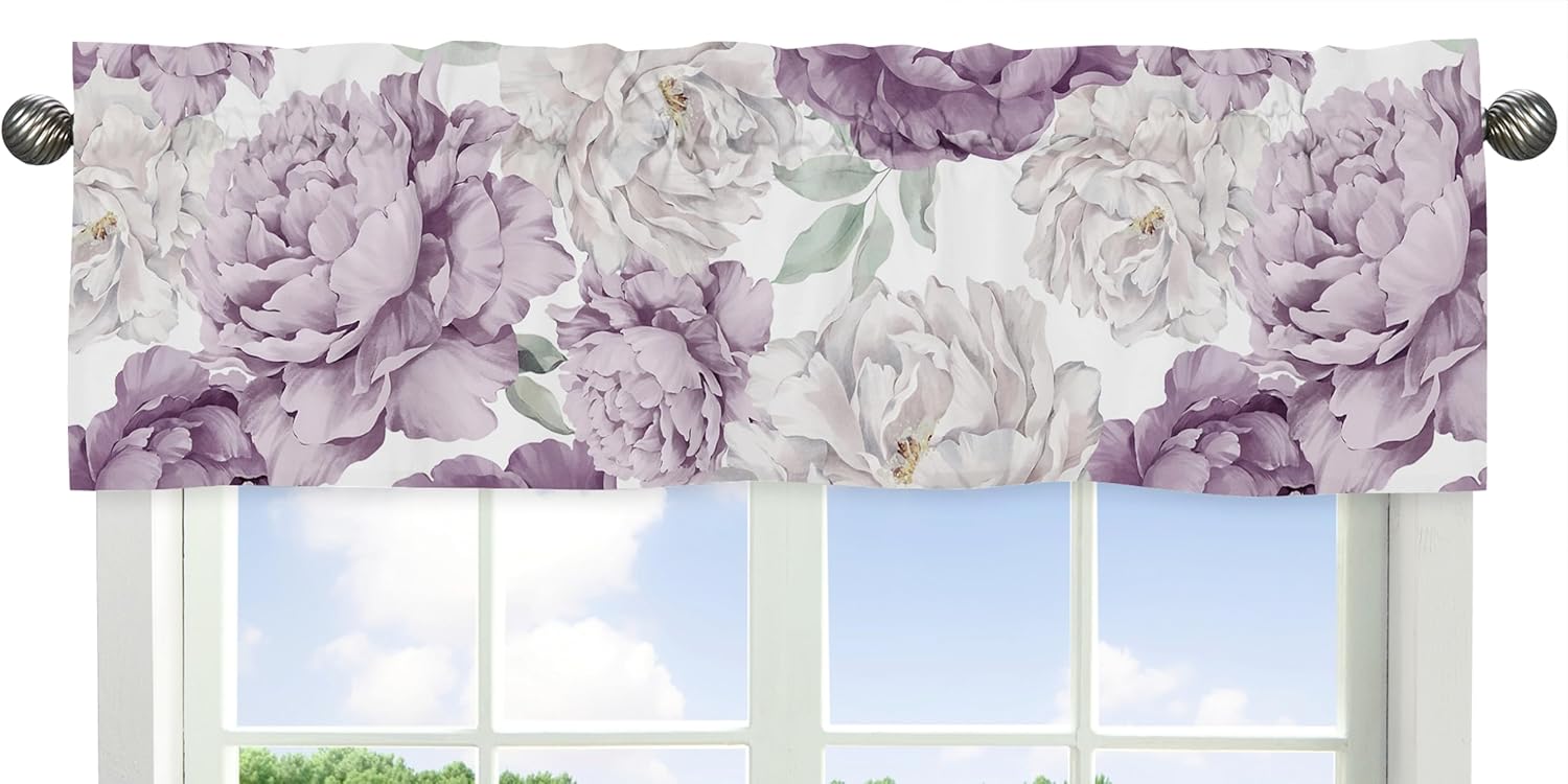 Sweet Jojo Designs Lavender Purple Boho Valance