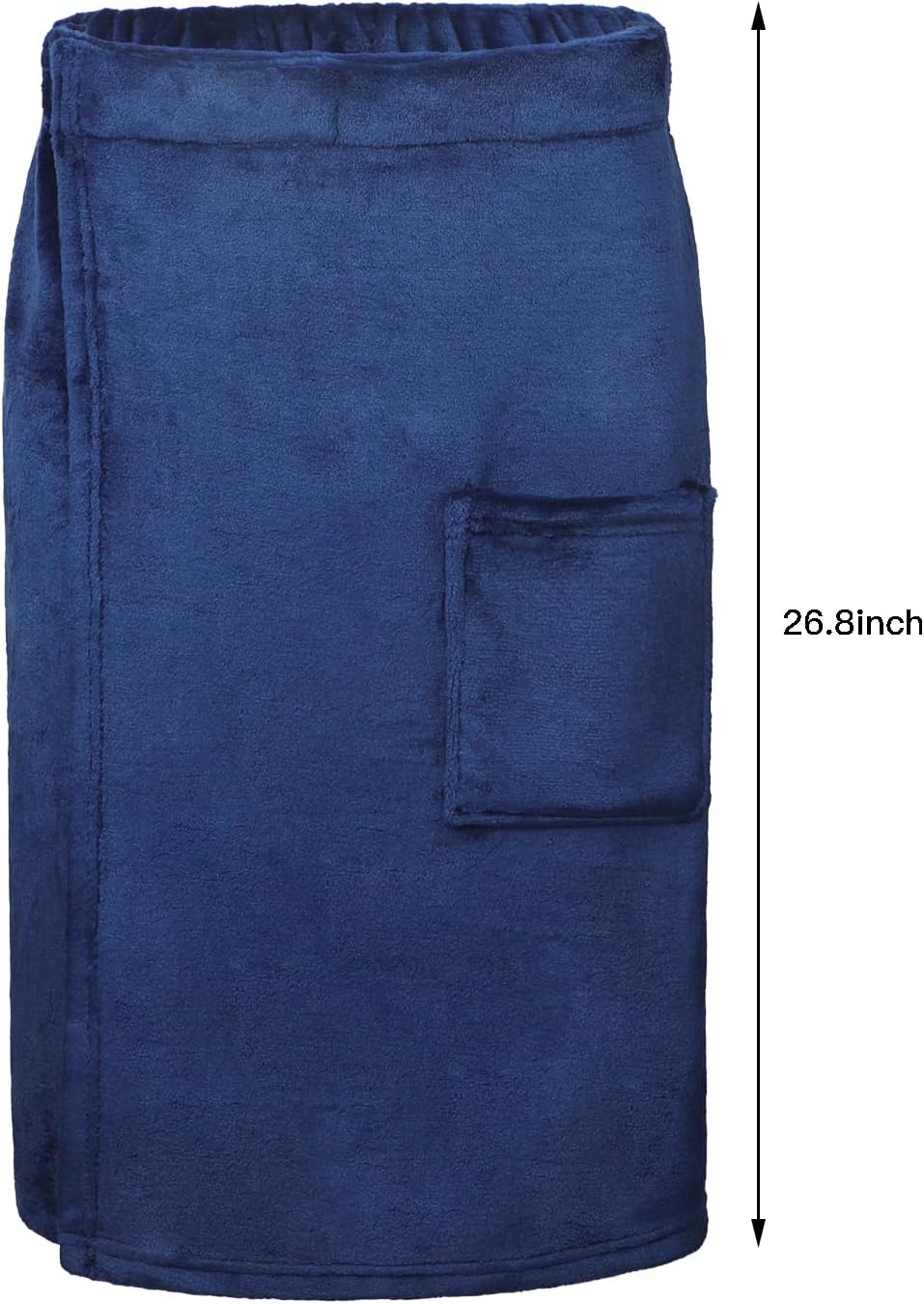 Men Boys Bath Towel with Pocket - Adjustable Elastic Band