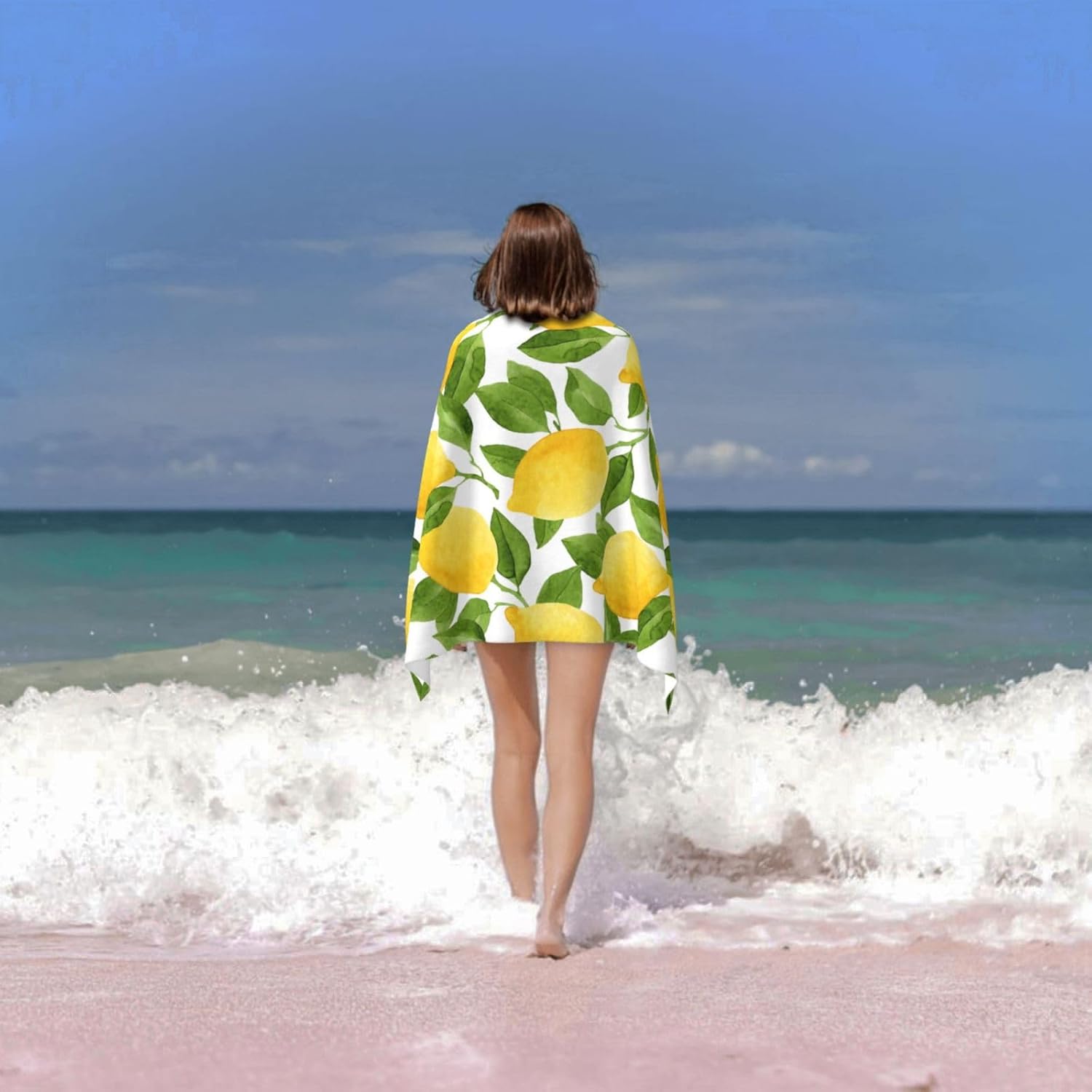 VOOHDDY Microfiber Beach Towel - Large Soft Absorbent Quick Dry