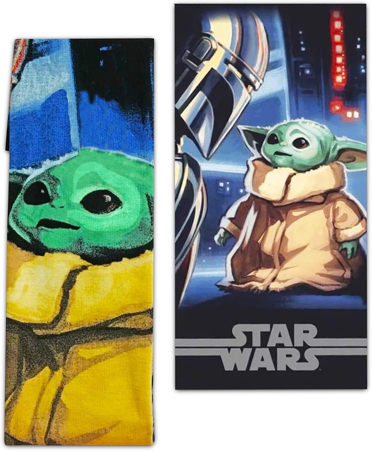 Ewbob Star Wars Baby Yoda Beach Towel Set 1