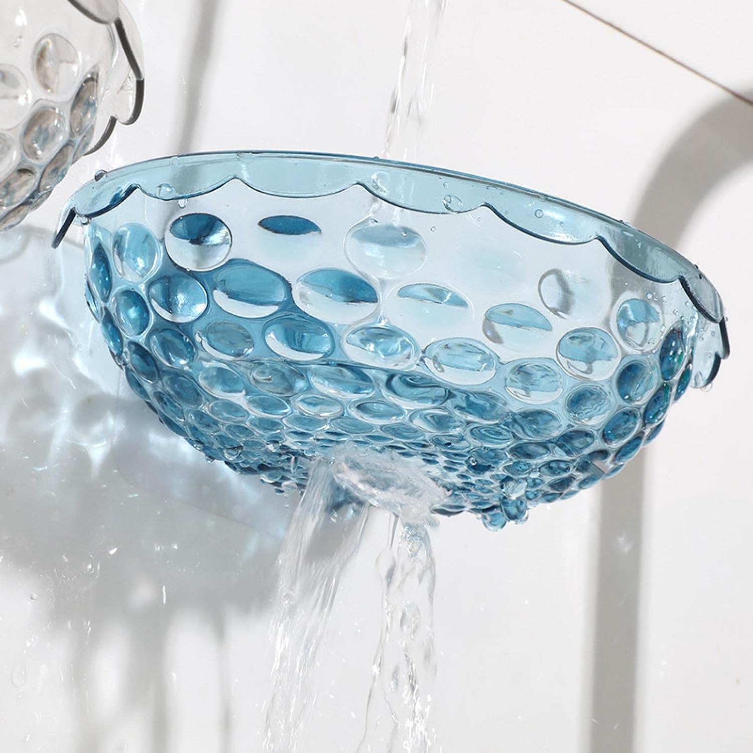 Nifao Non-Perforated Transparent Soap Rack Wall Mount