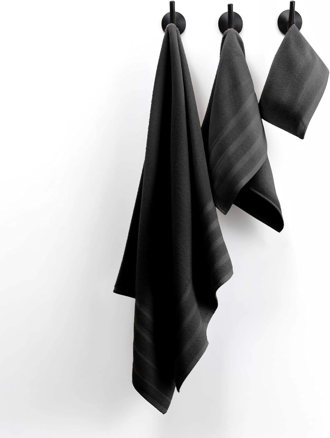 Hearth Harbor 6 Piece Bath Towel Set - 100 Ring Spun Cotton