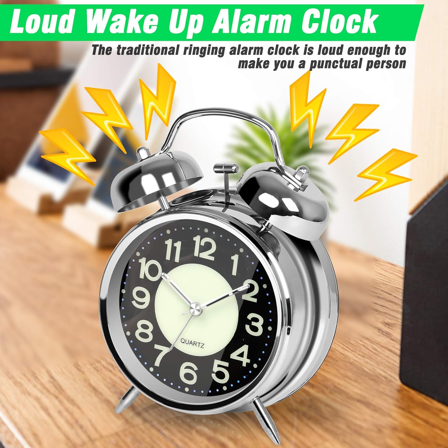 AYRELY Super Loud Alarm Clock for Heavy Sleepers 1