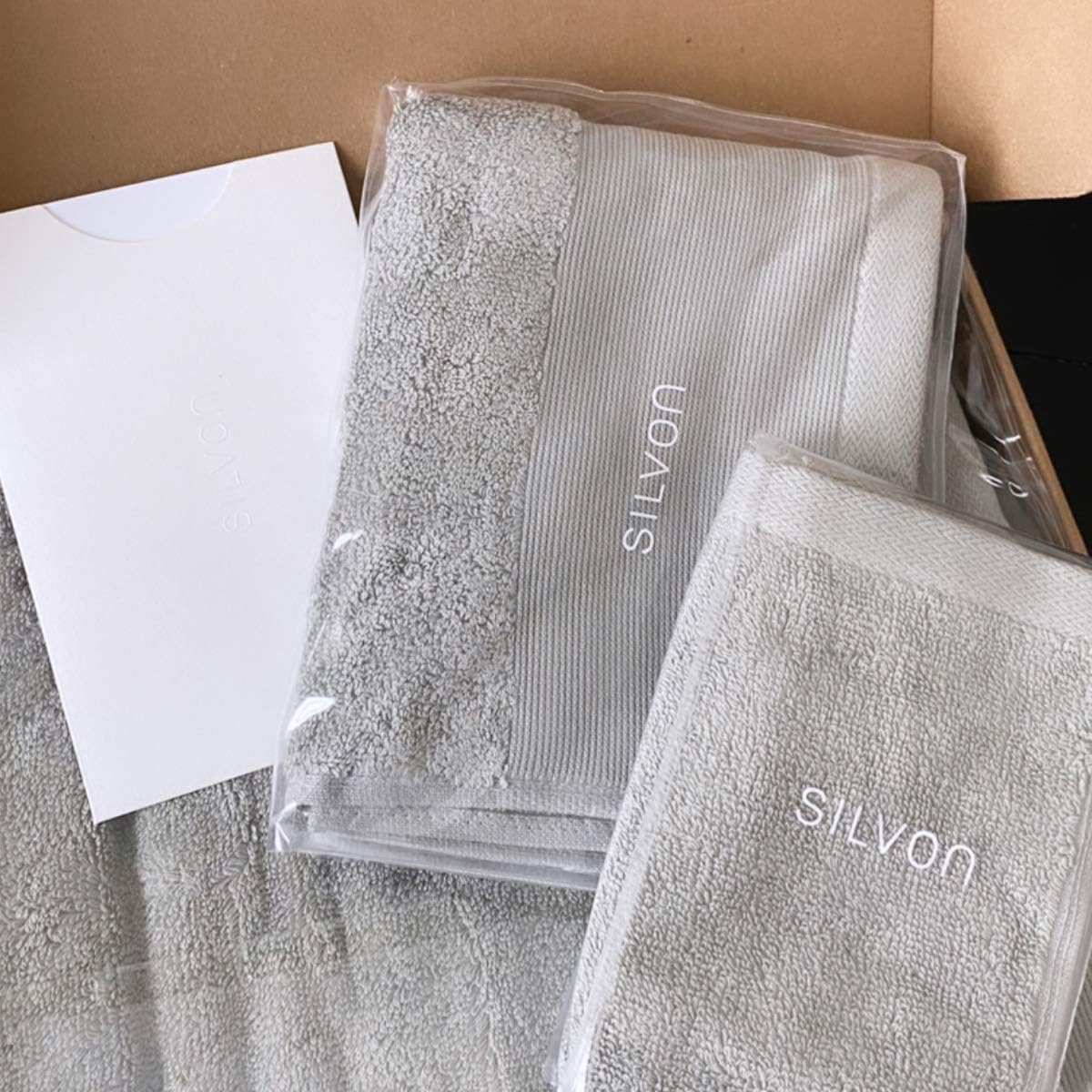 Silvon Premium Antibacterial Bath Towel Set of 3