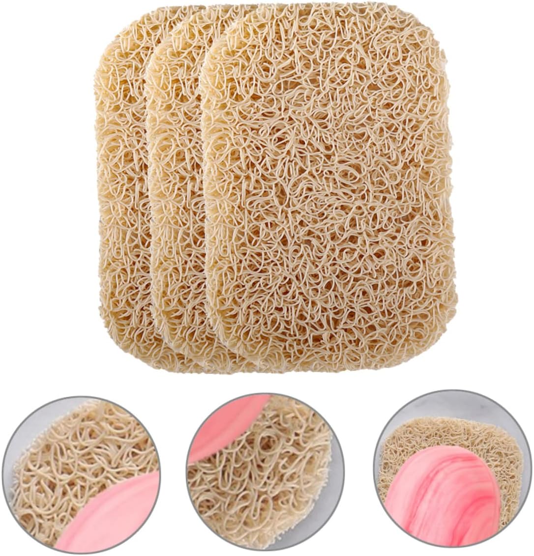 COOLHIYA 1Set Non-PVC Soap Dishes Tray Holder for Bathroom
