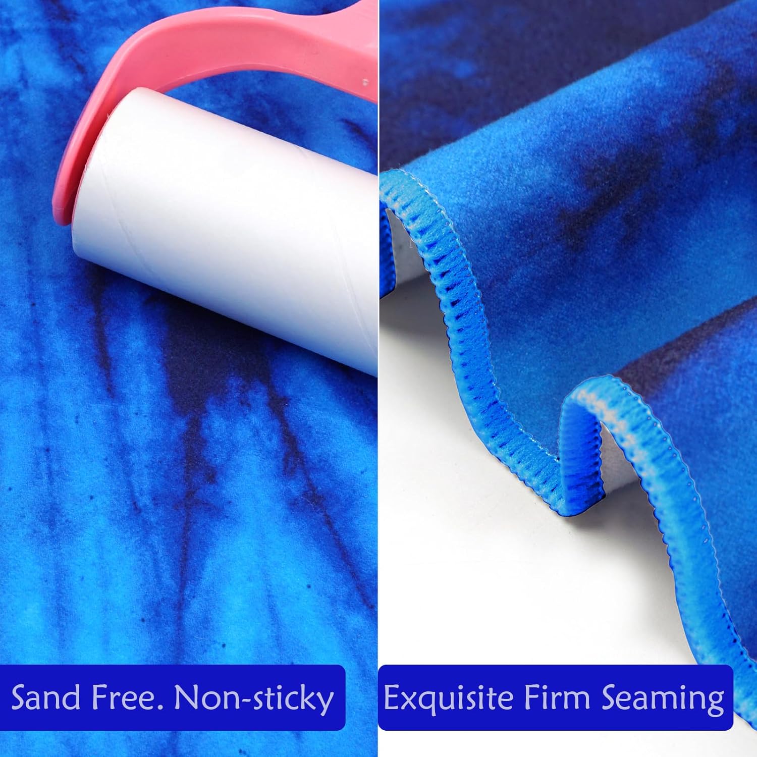 PILIFALA Microfiber Beach Towel - 71x32 Lightweight Sand Free Quick Dry