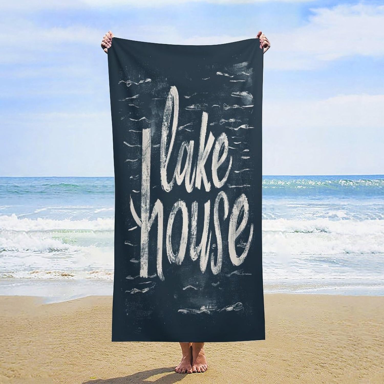 MaSiledy Lake House Beach Towel Fast Dry