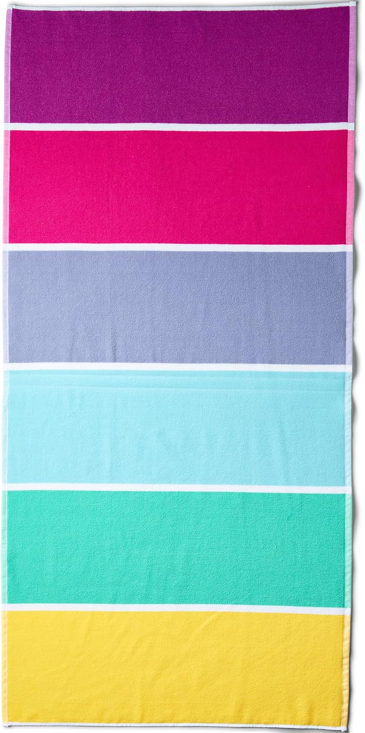 Lands End Kids Cabana Stripe Beach Towel