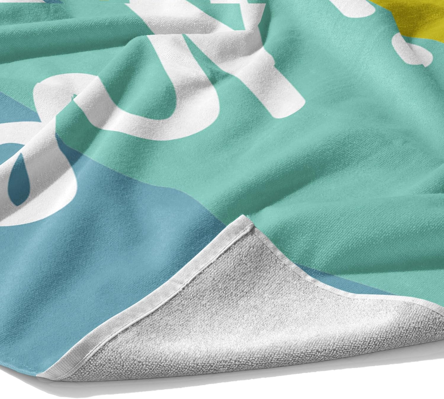 Hickory Hollow Designs Personalized Rainbow Beach Towels for Kids and Adults