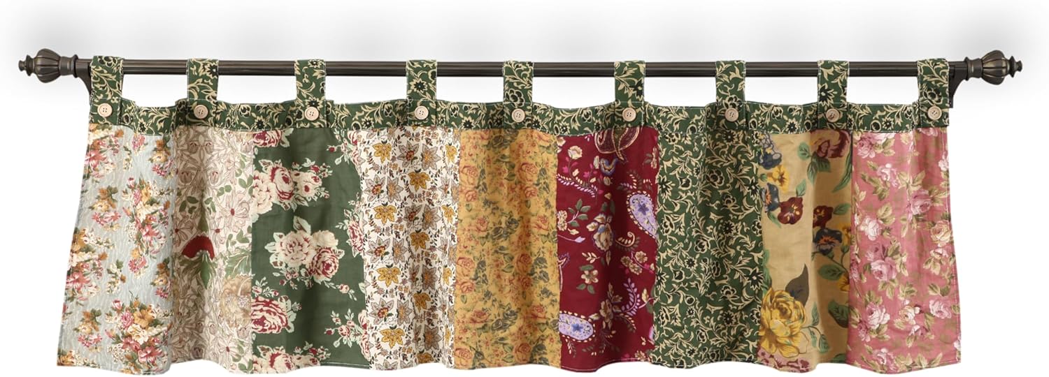 Greenland Home Antique Chic Cotton Valance 21x84 Inch