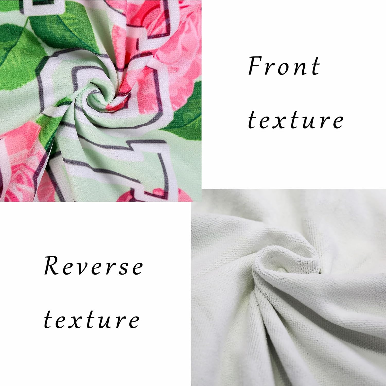 Lightweight Microfiber Beach Towel with Sand-Proof Design