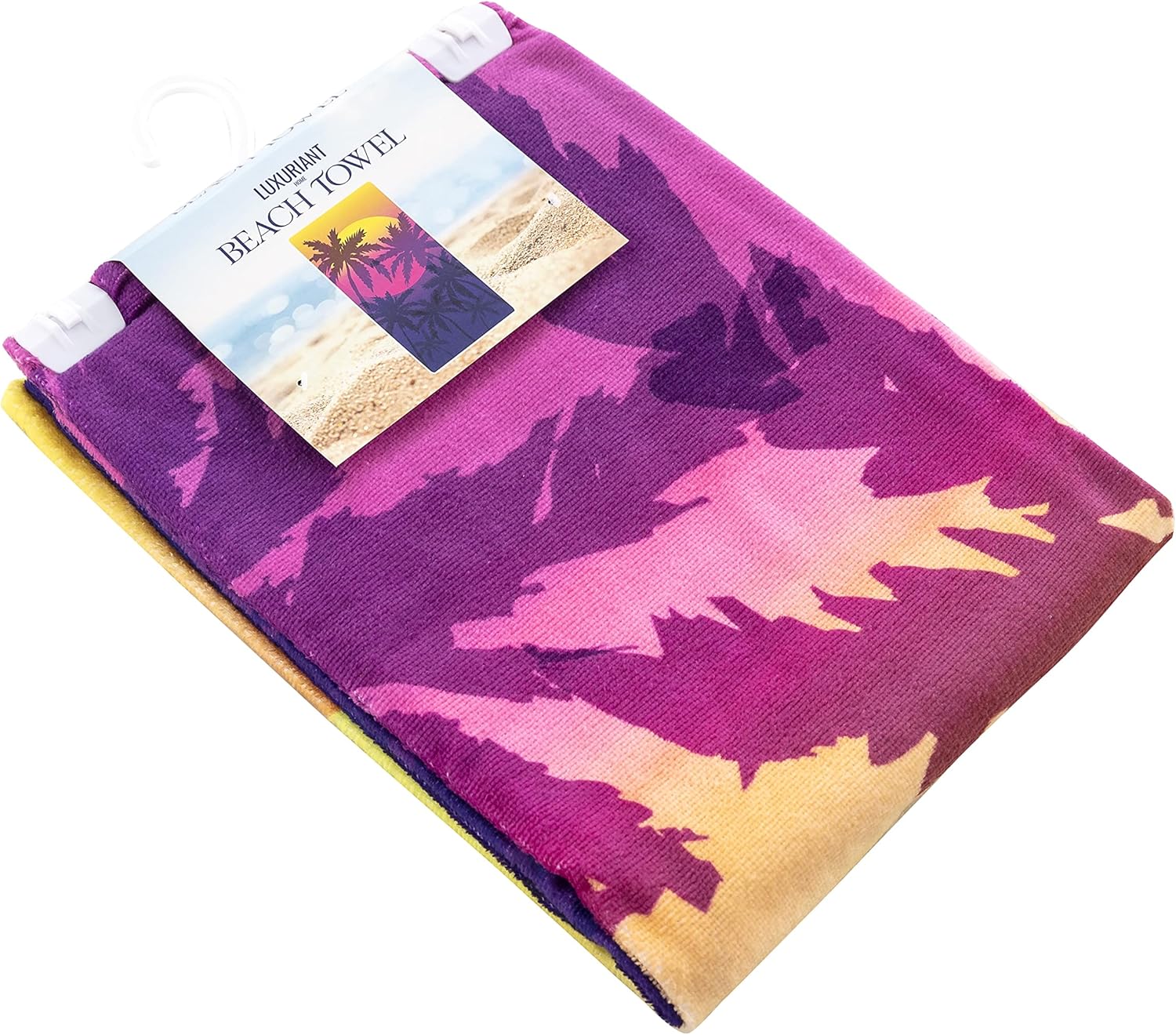 Northwest Classics Beach Towel 30x60 Magenta Sunset