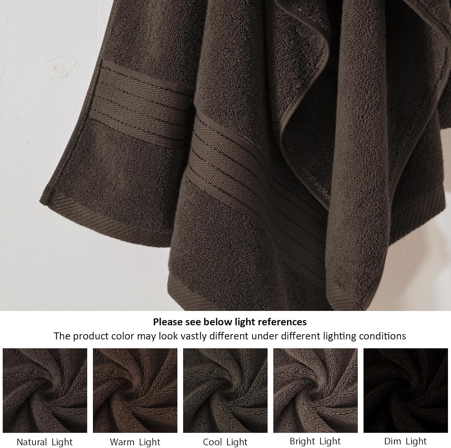COZYART 650 GSM Cotton Towel Set of 6