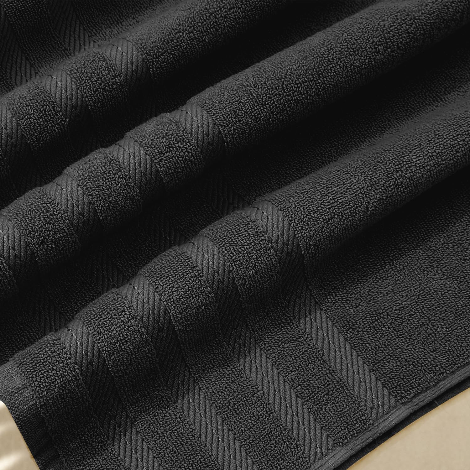 Hearth Harbor 6 Piece Bath Towel Set - 100 Ring Spun Cotton