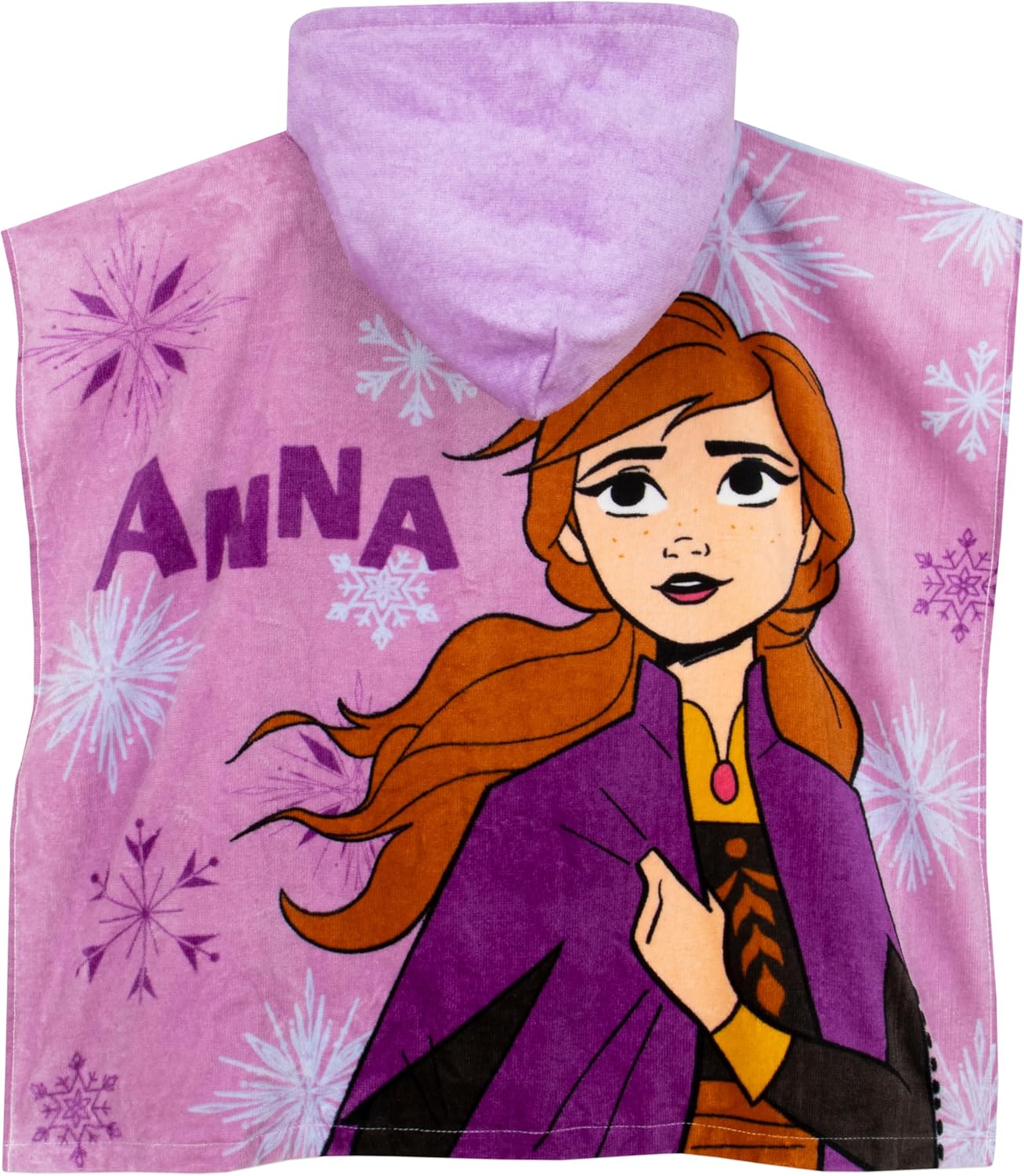 Disney Frozen Towel Poncho for Girls - Blue One Size