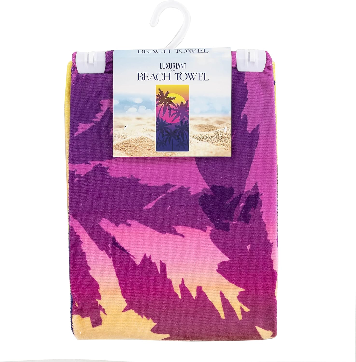 Northwest Classics Beach Towel 30x60 Magenta Sunset