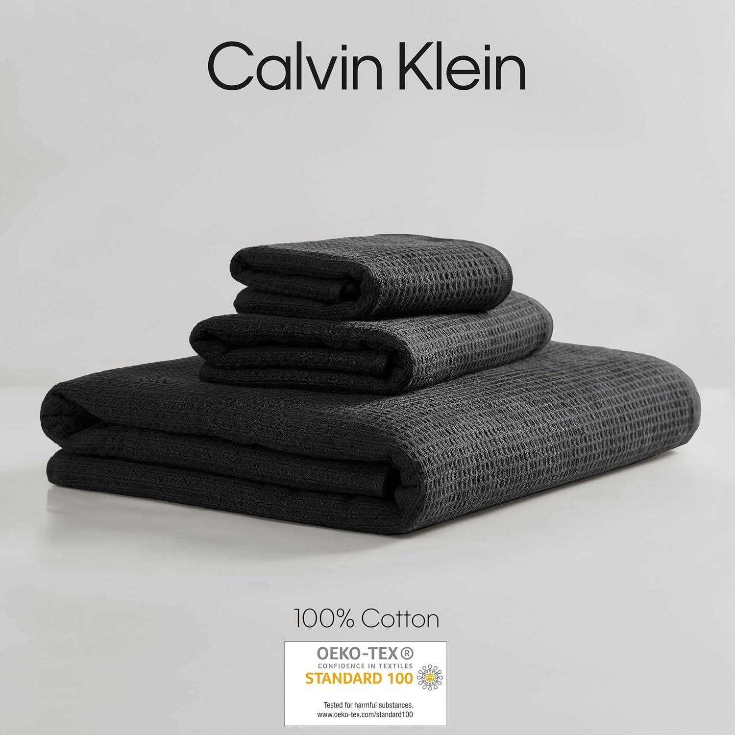 Calvin Klein Bath Towel Set - 3-Piece Cotton Towels