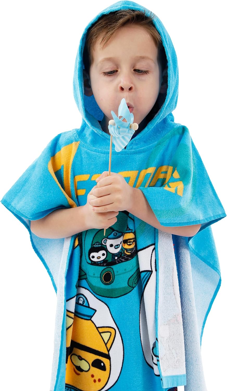 Octonauts Towel Poncho for Kids One Size Blue
