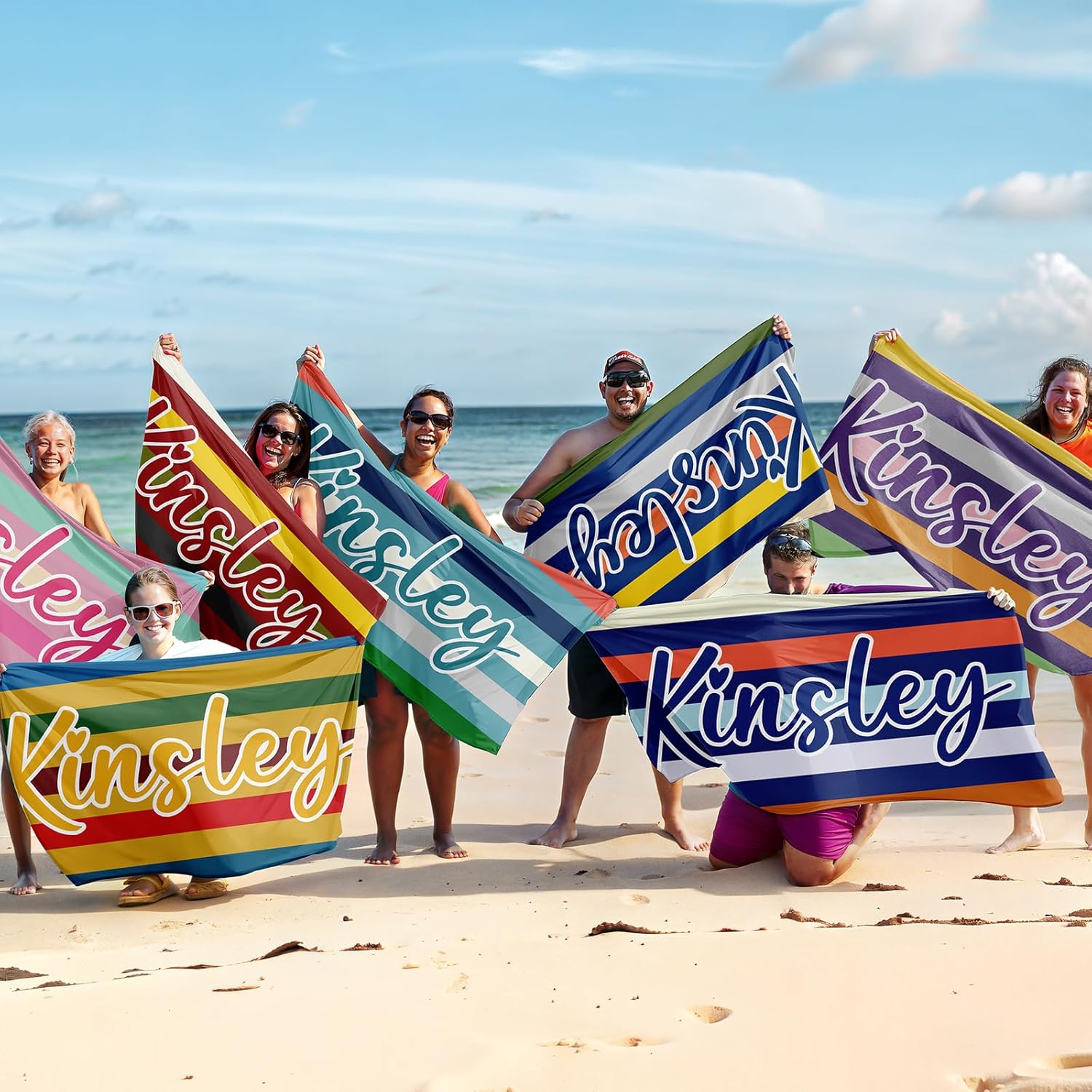 Customized Beach Towels for Kids and Adults