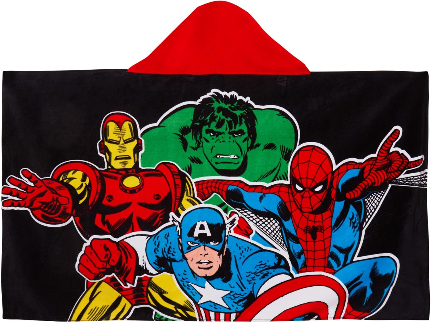 Marvel Kids 4-In-1 Hooded Towel Set