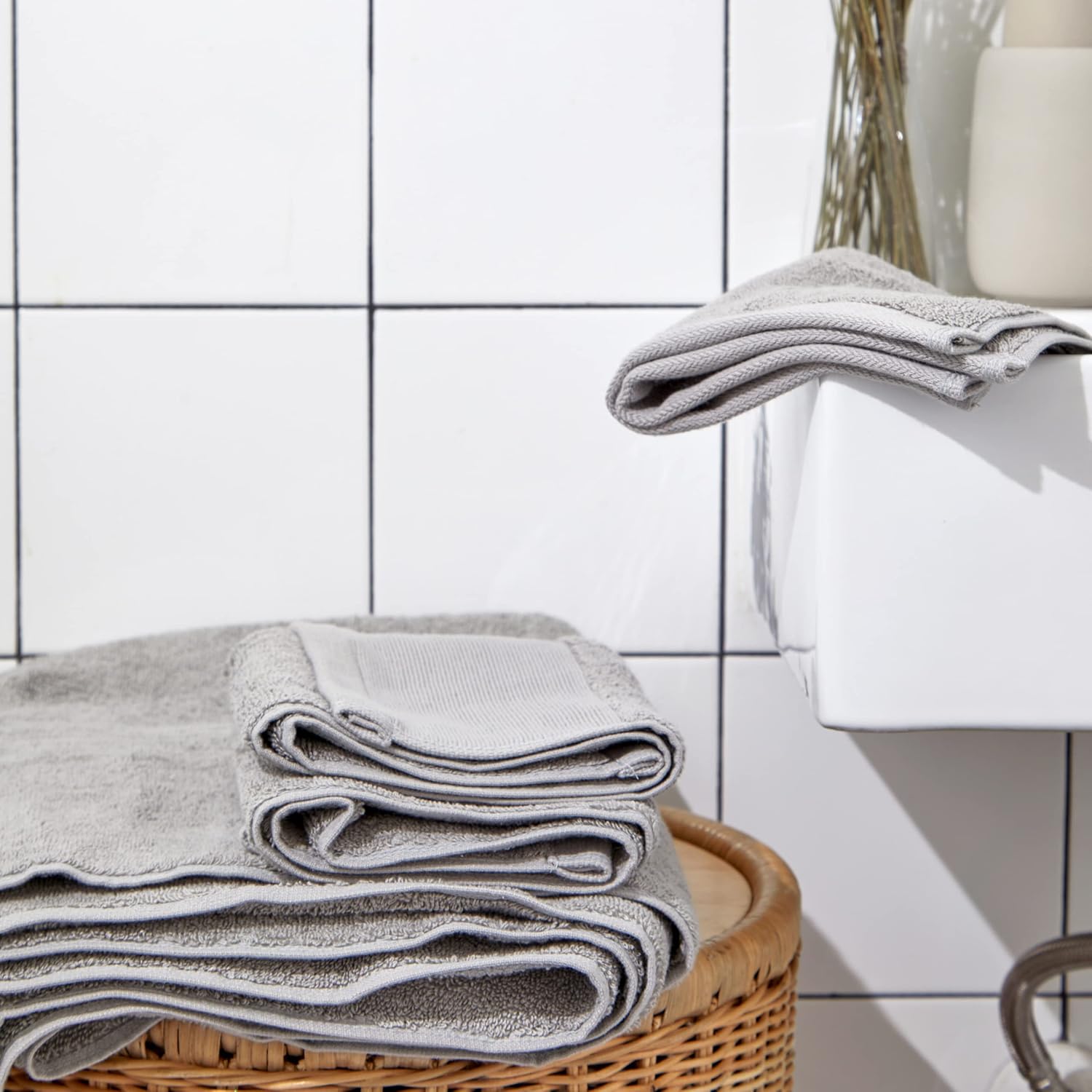 Silvon Premium Antibacterial Bath Towel Set of 3