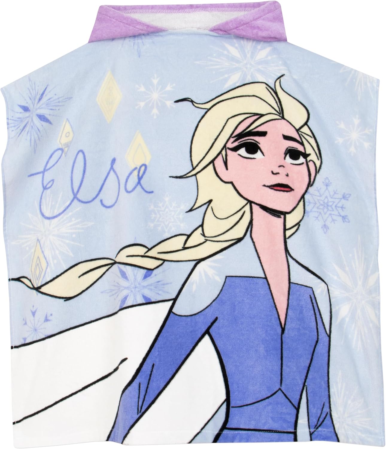 Disney Frozen Towel Poncho for Girls - Blue One Size